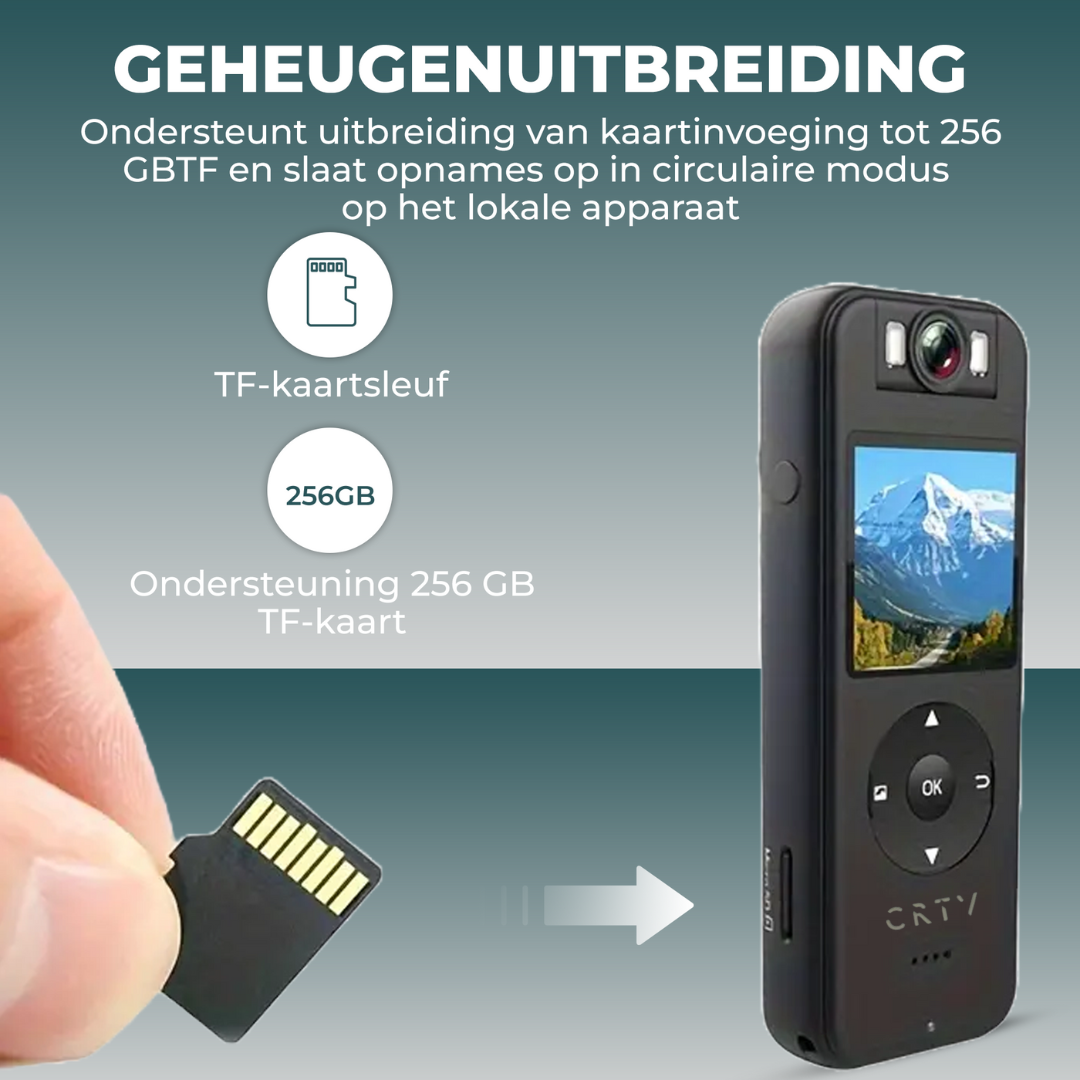 CRTV Bodycam – Zonder SD-kaart
