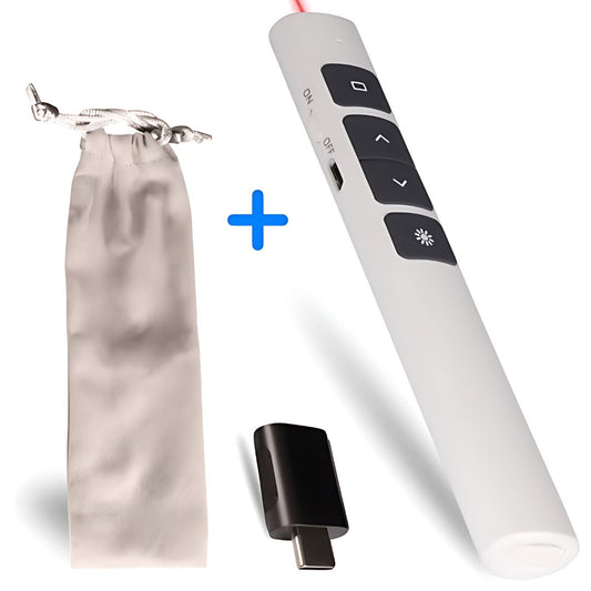 Draadloze Presentatie Klikker voor Mac en PC – CP Essentials Wireless Presenter – Wit