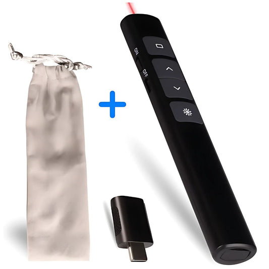 Draadloze Presentatie Klikker voor Mac en PC – CP Essentials Wireless Presenter – Zwart