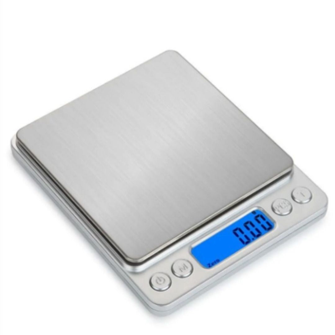 Precisie Weegschaal 0.1 tot 3000 gram Zilver